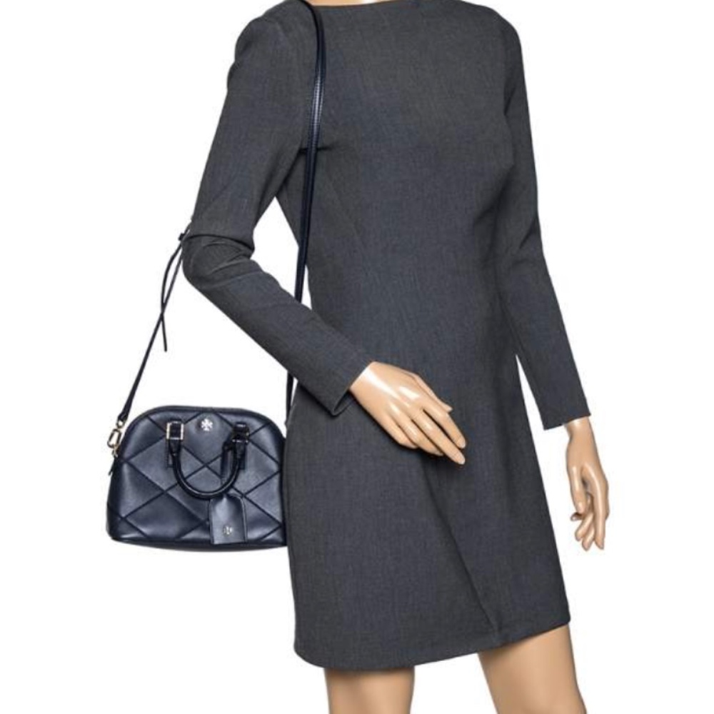 Tory Burch Robinson Mini Dome Stitched Satchel